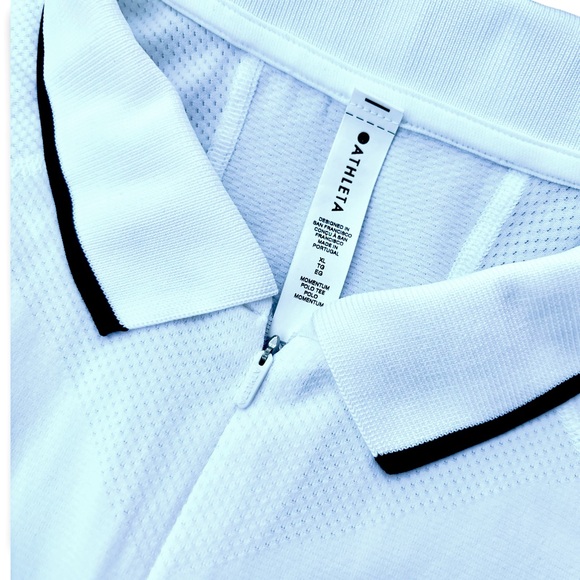 Athleta Momentum Seamless Polo Fitted Short Sleeve Tee *NWT* XL - Picture 8 of 16